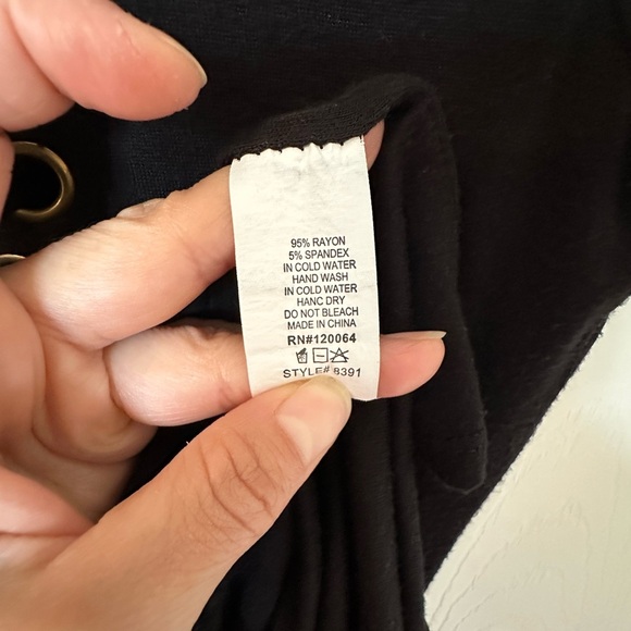 Mind Code Black Lace-Up Mini Dress - Picture 3 of 10